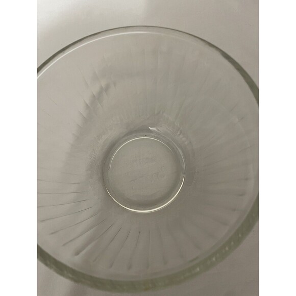 Pyrex Glass 7401-S Clear Mixing Bowl Ribbed 3 cups Kitchen Glassware - Picture 4 of 7